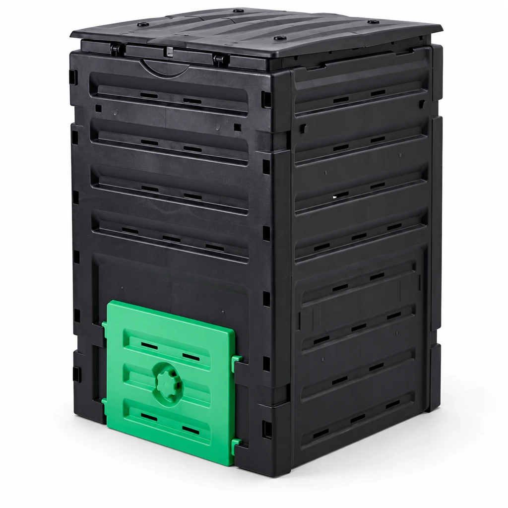 Large Upright Compost Bin — AI-generated product display